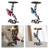 Decorative Iron Candle Holder Butterfly Chain Table Ornament Creative Centerpiece for Bedroom Wedding Party Holiday Celebration