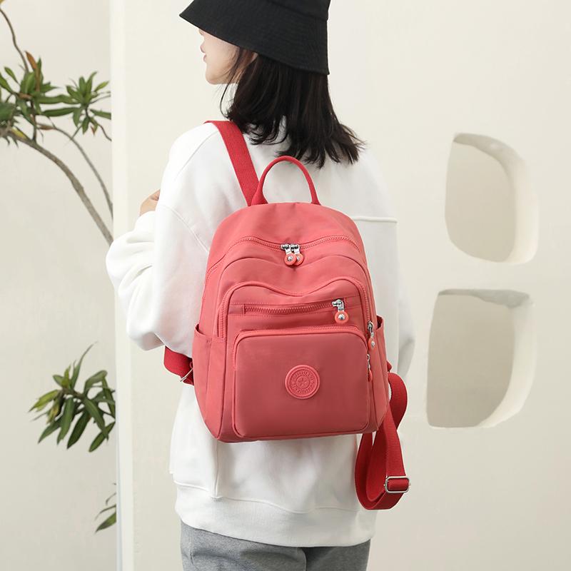 Damski plecak podróżny Nylonowy tornister Lekki plecak studencki o dużej pojemności