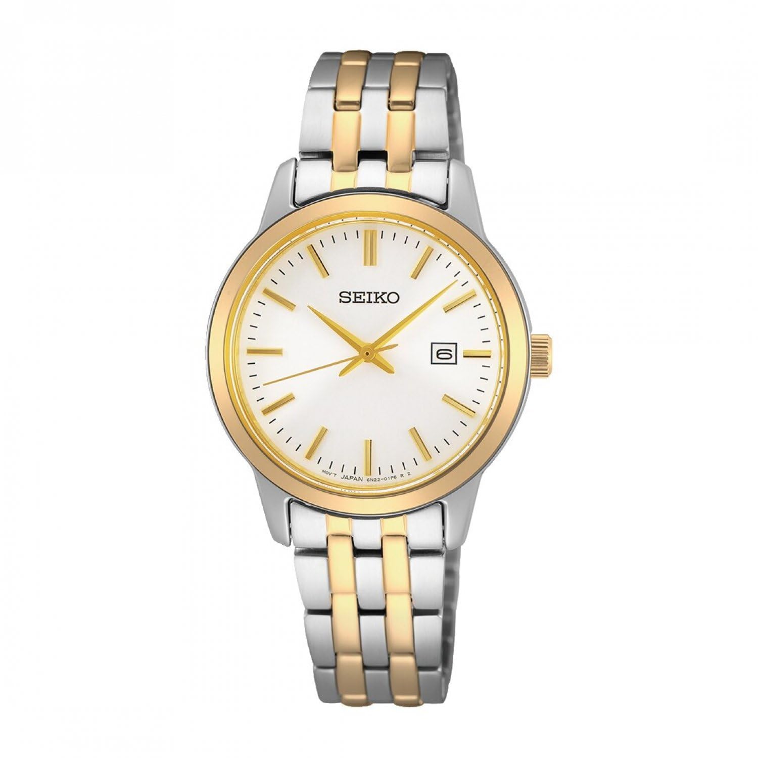 

SUR410P1 Seiko Classic White Analog Business Quartz Watch Women s (International Shipping)