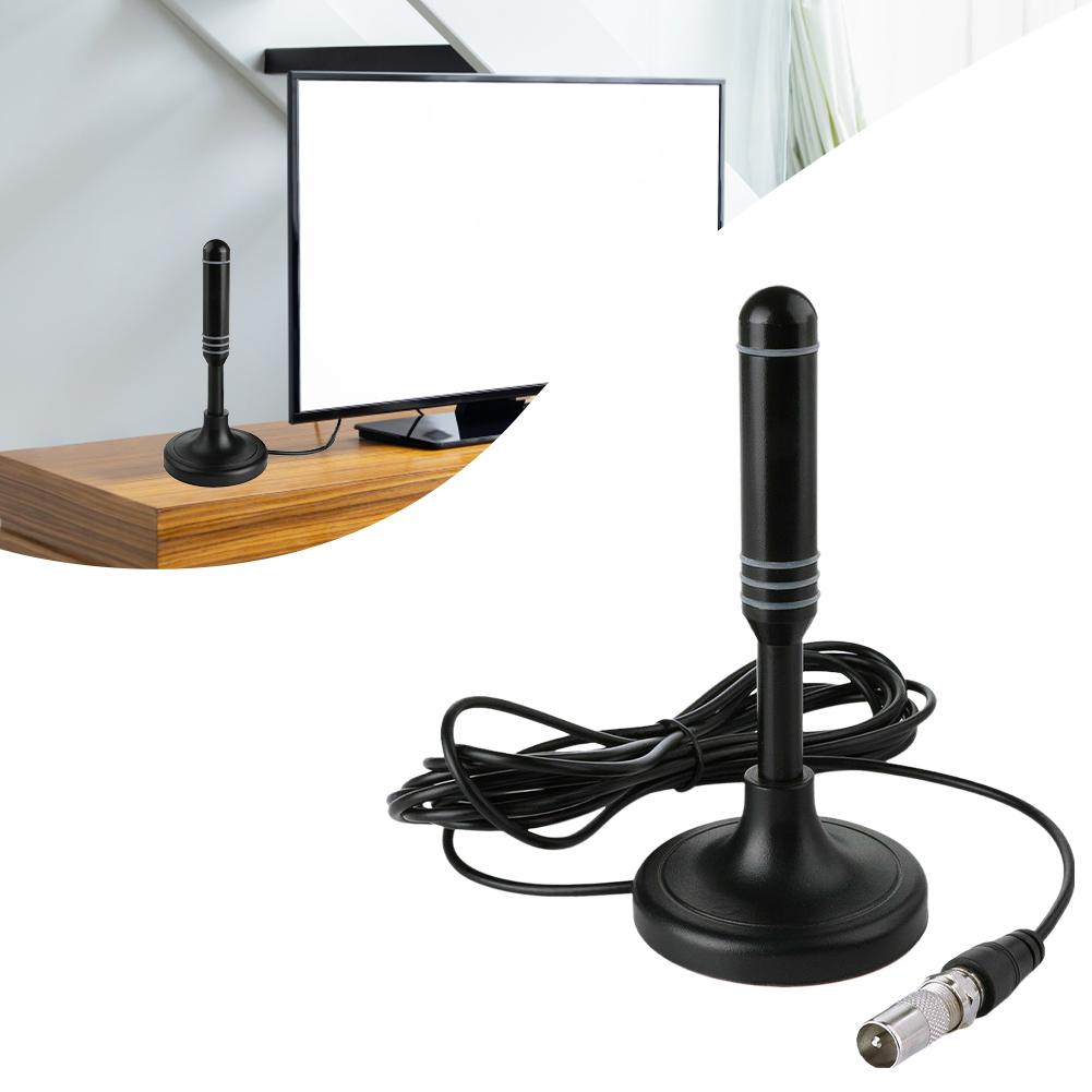 HDTV Antenna 300cm Coax Cable Digital Receiving Antenna DVB-T DVB-T2 DAB Indoor Outdoor Digital HD Freeview Aerial Plug and Play