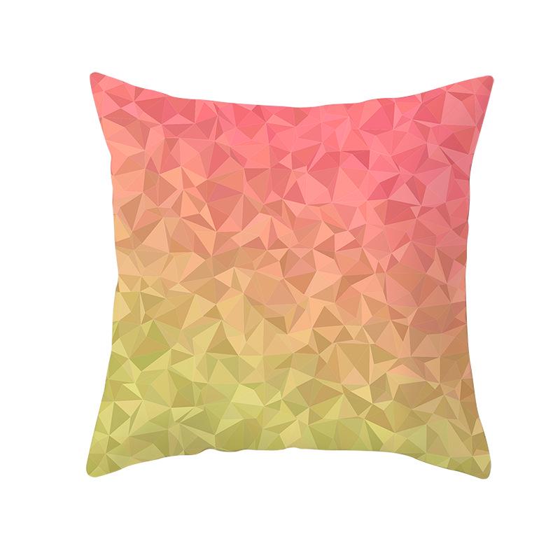 Household Products Colorful Printed Geometric Mirror Space Pillow Case Cushion Waist Pillow Case