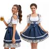 Ținute Oktoberfest pentru Femei Rochii Costume de Menajeră Rochii Bavareze Dirndl Mâneci Bufante Set Servire Pub Haine pentru Festivaluri și Petreceri