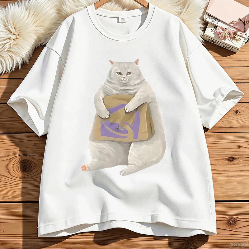 Ill Always Have Money For You Funny Cat TShirts For Unisex Unisex Cotton Short Sleeve Printed Tshirts Streetwear Round Neck Tops