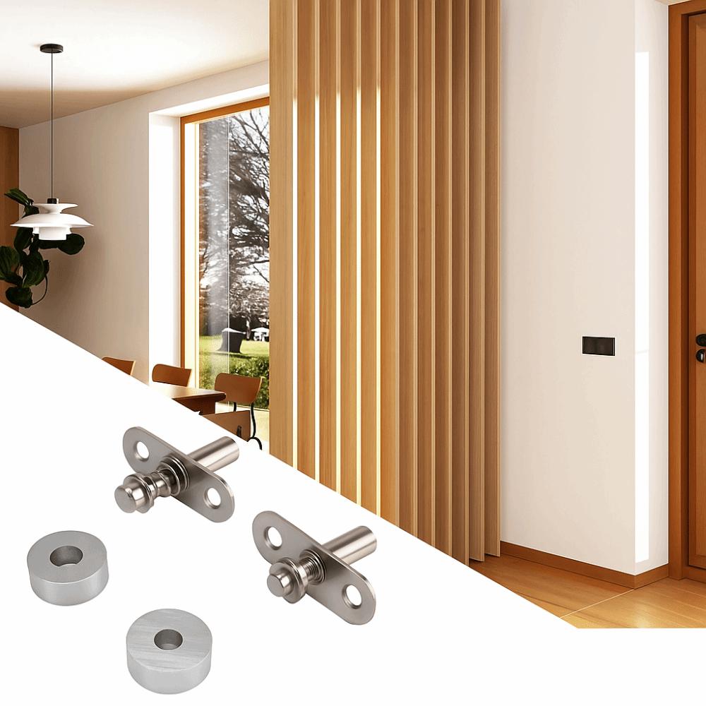Adjustable Pivot Doors Hinges Anti-Rust Pivot Windows Hinges 360°Universal Joints  Metal Screens