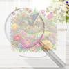 Acrylic 2D/Flat DIY Diamond Painting Desktop Ornaments Kit 5D DIY Diamond Art Tabletop Decorations for Home Office Desktop Decor