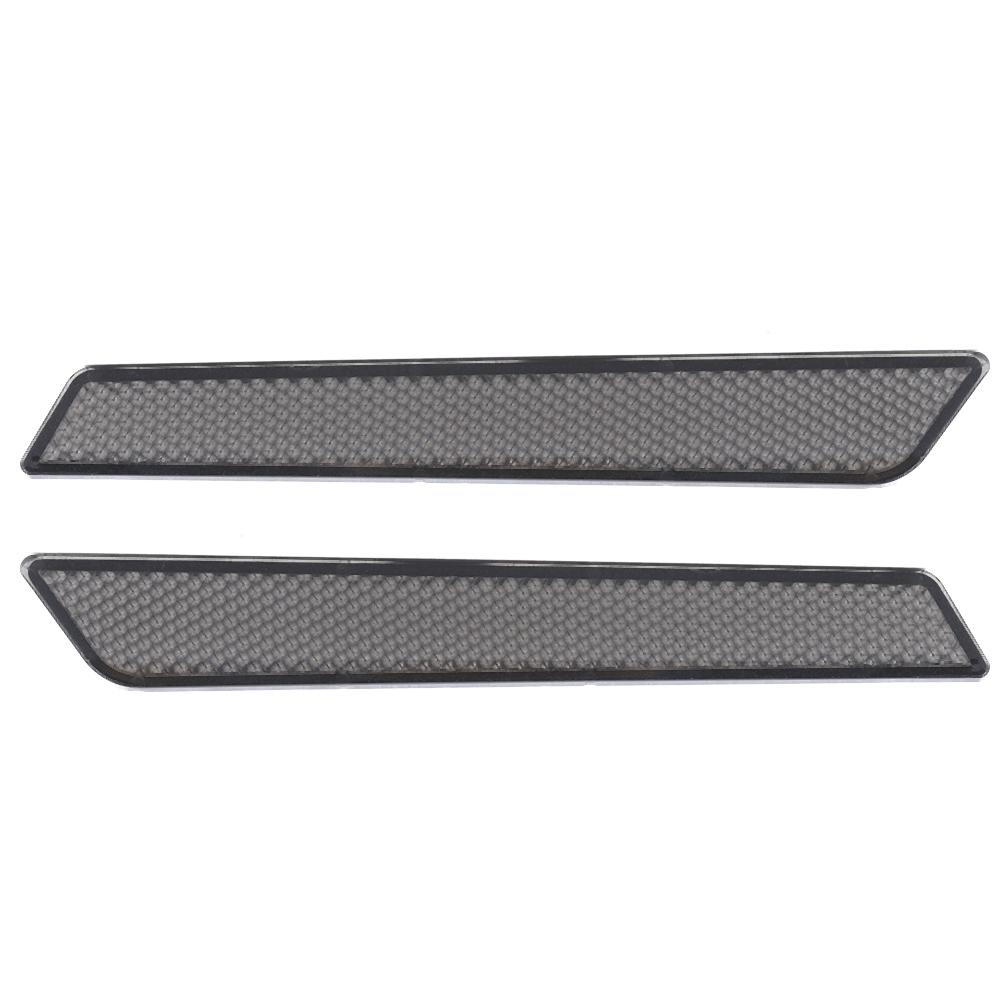 Pair of Saddlebag Reflector Cover Warning Large Size Fit for FLT FLHT 2014-2017