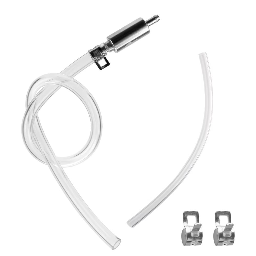 

Автомобиль Мотоцикл Прокачка Тормозов Смена Насос Инструмент Прокачка Жидкости Шланг Гидравлическое Сцепление Клапан Трубка Комплект Питбайк Аксессуары серебряный