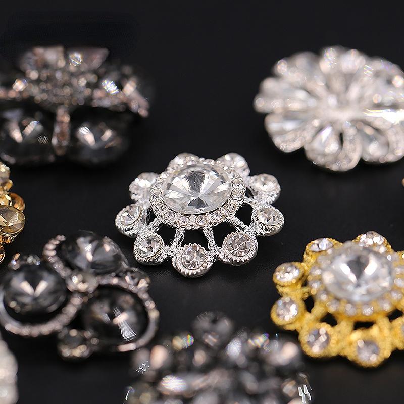 1pcs High-grade Coat Button for Clothing Metal Fur Button Mink Button Decorative Accessory