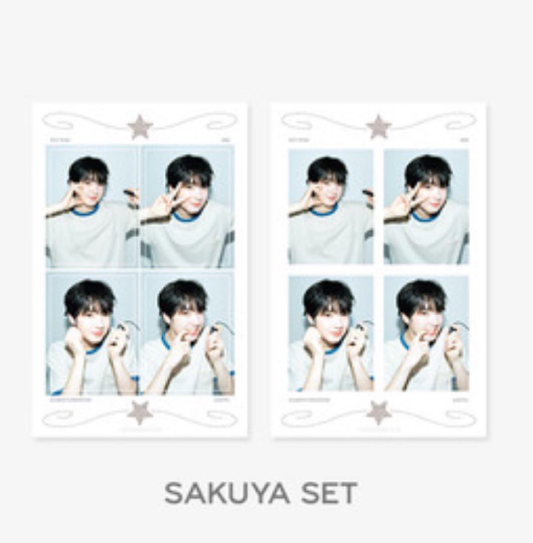 

[ИСПОЛЬЗОВАННЫЙ] Наклейка Sakuya NCT WISH 2025 Seagri 4 cut photo set