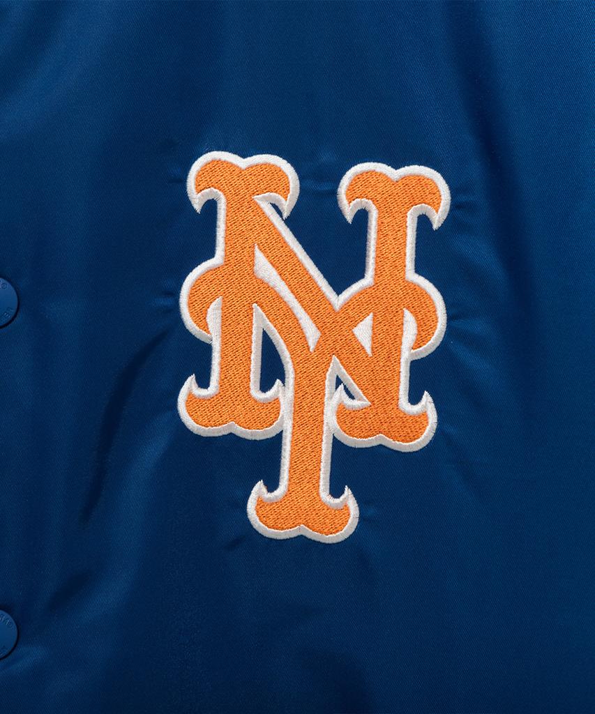 New Era Mlb New York Mets Authentic Stadium Jacket Blue