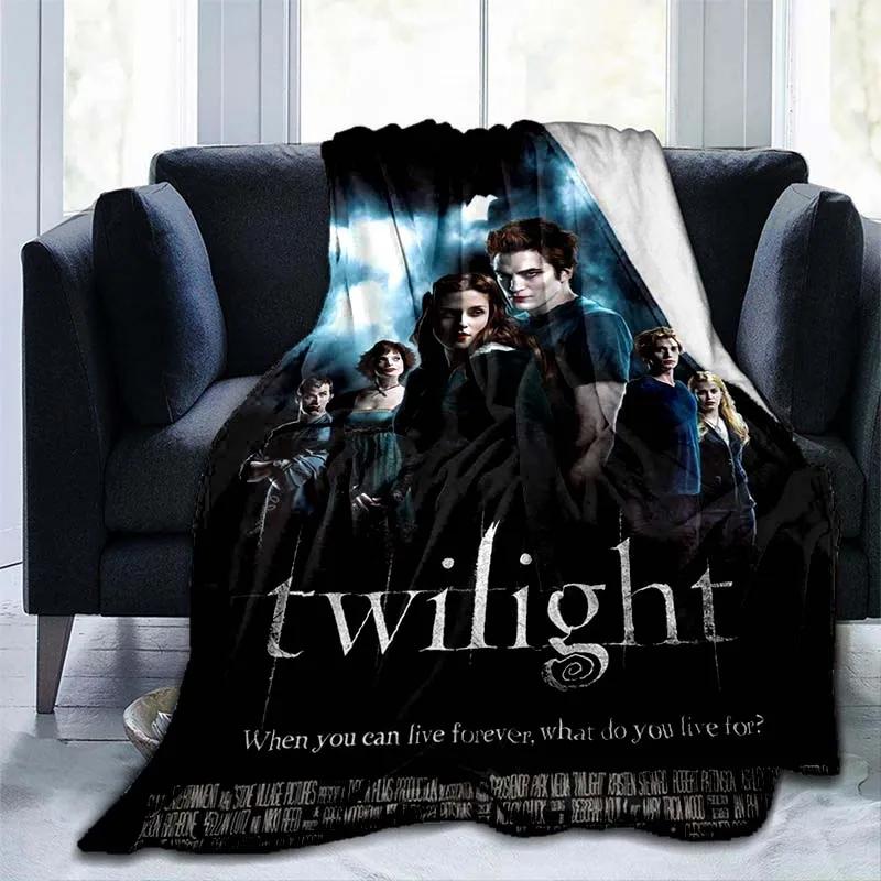 Twilight 3D printed blanket children's warm blanket soft and comfortable home travel portable blanket birthday gift blankets