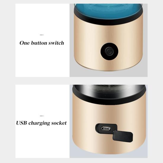 Vodíkový generátor lahví na vodu 300ml dobíjecí vodní kelímek na vodu Vodíkový stroj na láhve na vodu Přenosný elektrolýzový stroj pro domácí kancelářské cestování