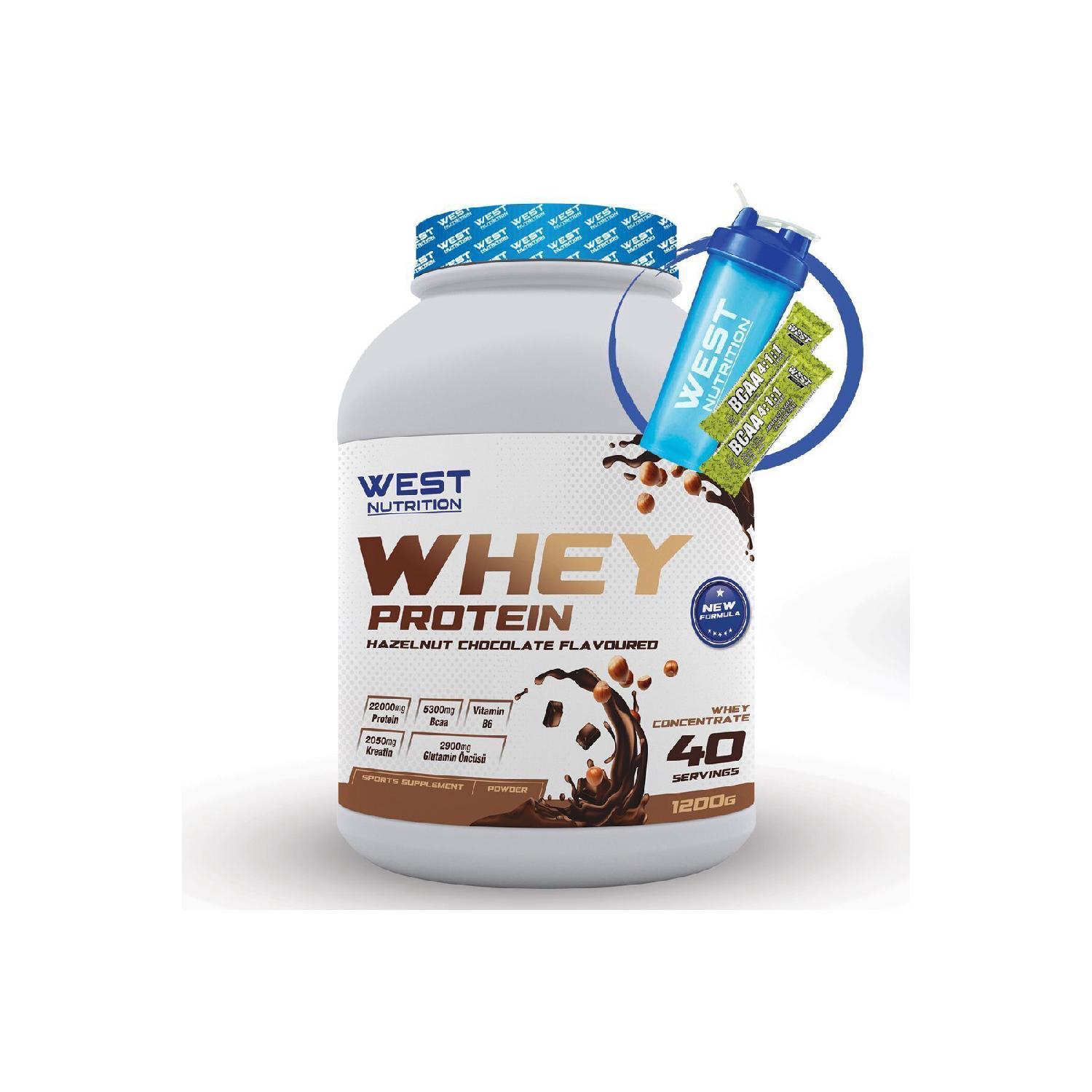 

Whey Protein Powder 1200 Gr 40 Serving Hazelnuts