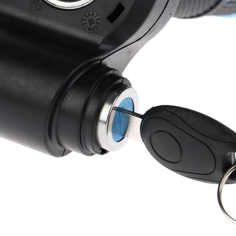 Electric Bike Throttle With Lcd Display Indicator Gas Handle Throttle Lock Key