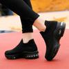 Women Slip on Walking Shoes Women Black Red Blue Grey Sneakers Elevator Platform Socks Shoes Women's Orthopedic Casual Shoes Plus Size 42 43