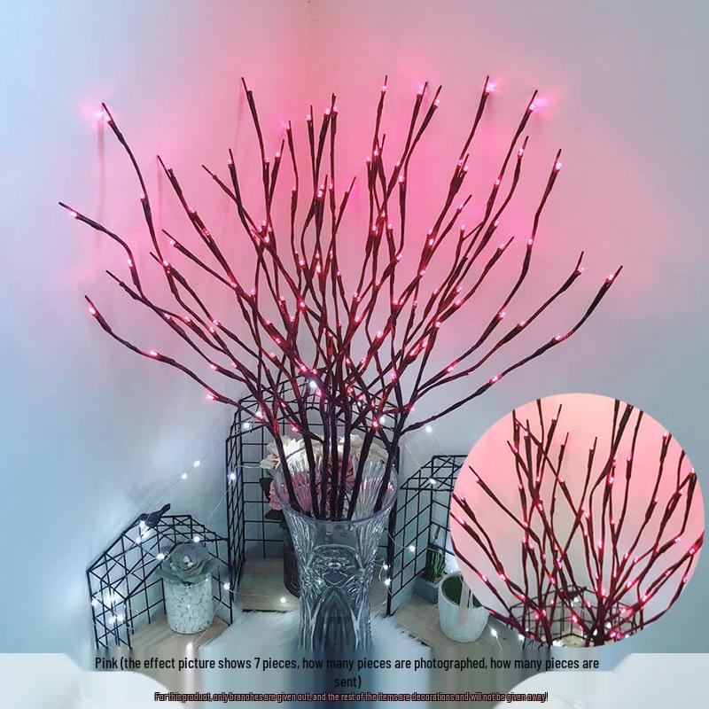 LED Branch String Lights - 20 Heads for Room, Festival, or Vase Decoration