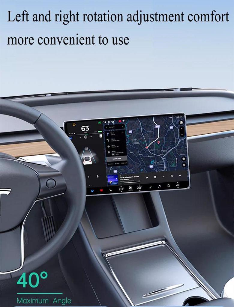 Tesla Model 3/Y Rotating Center Console Screen Bracket