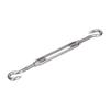 5Pcs Turnbuckle Hook and Hook Wire Rope Tension 304 Stainless Steel Shade Sail HardwareM4