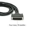 Fast speed RS232 PCIe Expansion Cable DB78Pin to 8 DB9Pin Port For Server Lab And Data Center Connectivitys