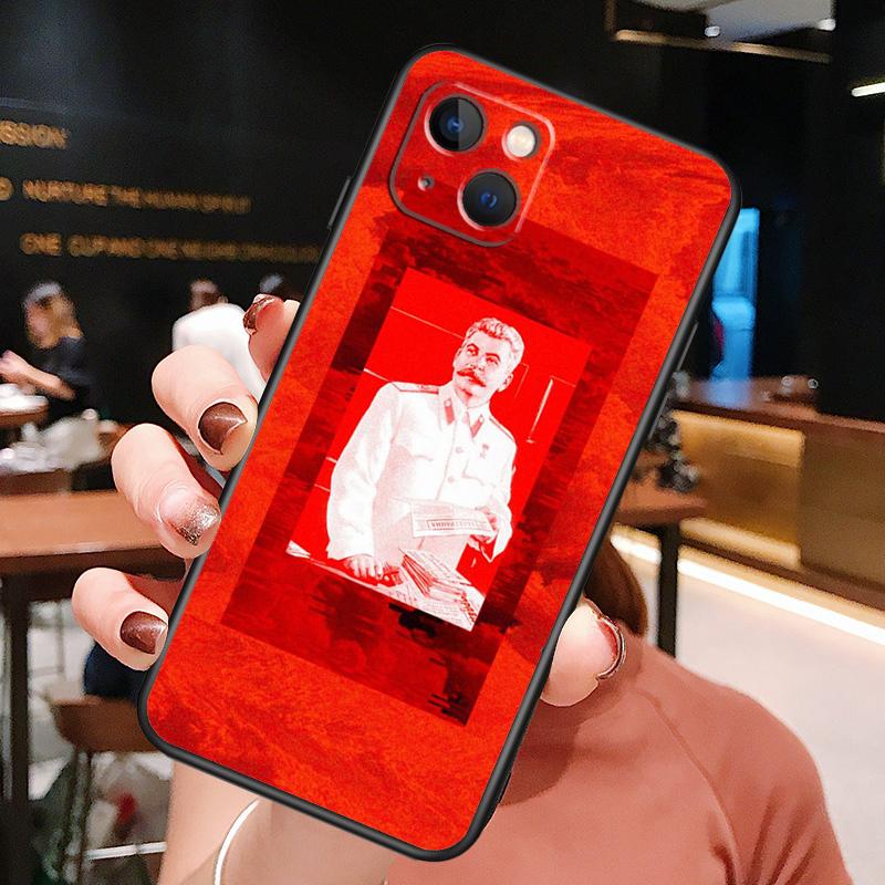 Stalin Soviet Phone Case For iPhone 16 Pro Max 15 13 12 11 14 Pro Max Plus 12 13 Mini XR 16e Funda Cover