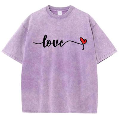 Black Love Art Font Pattern Design Tee Clothing Mens Versatile Home Tee Shirt Aesthetic Outdoor Tshirt Oversized Holiday Top