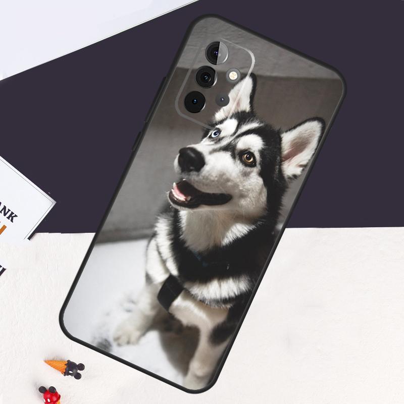 Siberian Husky Sled Dog Case For Samsung Galaxy A05 A06 A26 A16 A56 A36 A22 A32 A52 A54 A34 A14 A55 A15 A53 A33 A35