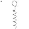 Spiral Ground Anchor High Durability Rust-proof Metal Tent Trampoline Ground Stake Spiral Anchor
