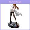 Steins Gate Makise Kurisu PVC Anime Figur mit Montage für Sammler und zur Präsentation