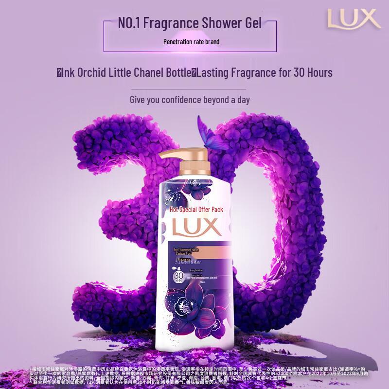 LUX Long-lasting Fragrance Shower Gel Set