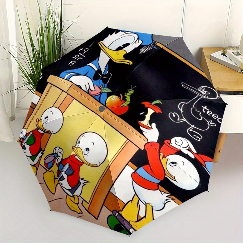 

Donald Duck & Friends Automatic Opening and Closing Folding - A Good Choice for Gifts, Fashionable and Convenient Umbrella With Cute Cartoon