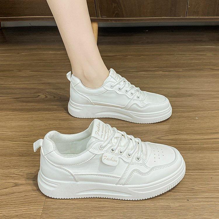 

2025 spring little white shoes new Korean version ins female students platform heightening sports board shoes casual shoes GH-301 40 білий