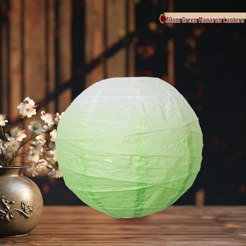 New Year Macaron Lanterns - Riddle Guessing Spring Festival Outdoor Decorations for Community, Scenic Area, and Shopping Mall Use