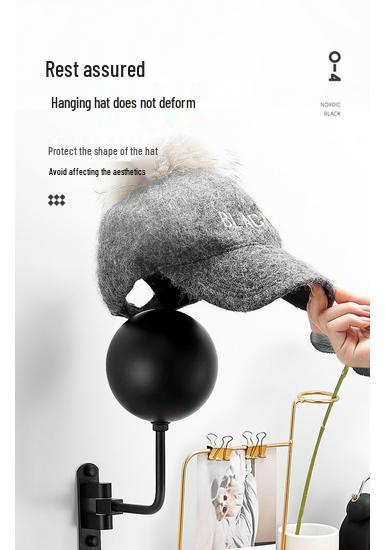 Versatile No-Drill Motorcycle Helmet & Hat Display Stand