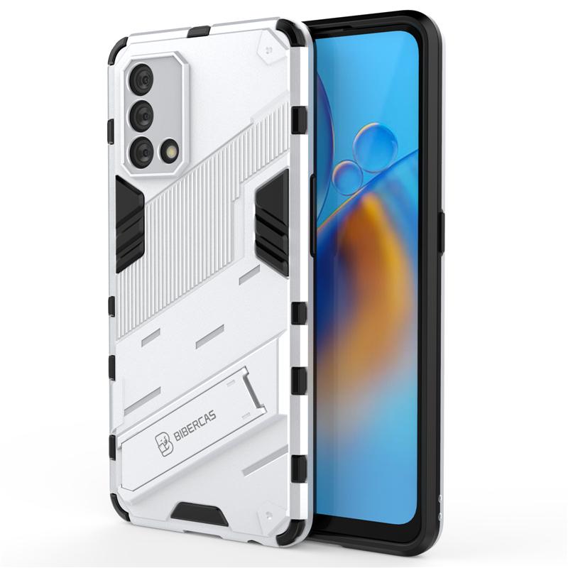 

For OPPO A74 4G Case Punk Stlye TPU Rubber Armor Bracket Cover For OPPO A74 4G Cover for OPPO A74 5G A94 5G A94 A54 5G F19 F19S For OPPO A54 5G