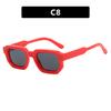 Fashion Big Frame Double Beam Sunglasses Female High-end Sense of European and American Classic Sunglasses Driving Sunscreen Sunglasses