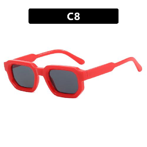 Fashion Big Frame Double Beam Sunglasses Female High-end Sense of European and American Classic Sunglasses Driving Sunscreen Sunglasses