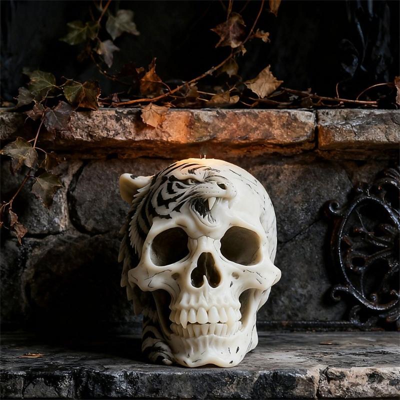 Halloween Skull Silicone Molds Easy Demolding Professional Silicone Mould for Making Candle Soap Chocolate Resin Casting