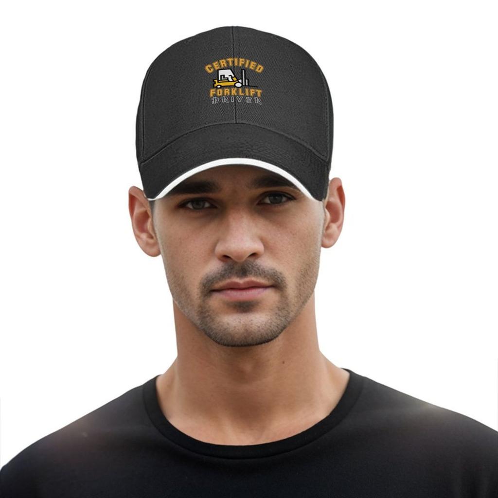 Czapka z daszkiem z certyfikatem operatora wózka widłowego Zimowa czapka czarna Luksusowa czapka męska Czapka Trucker Czapki Męskie Damskie