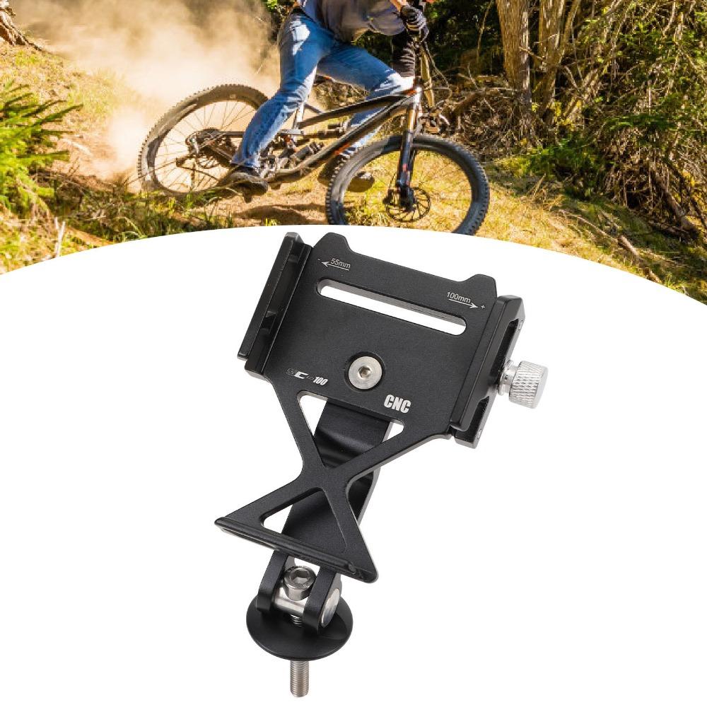 Anti Slip Bike Stem Phone Stand for 4.2‑6.8 inch cell phones Mountain Bike Road Bike