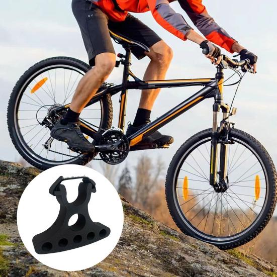 1 Pair Portable Bike Repair Stand Handlebar Bracket Strong Load-bearing Compact Universal Bicycle Handlebar Jacks