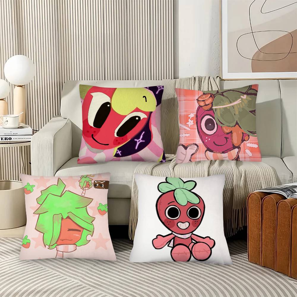 1 pezzo Federa per Cuscino Sprout D-Dandys W-World Federa Quadrata alla Moda Camera da Letto Divano Stanza Decorazione Ins Tempo Libero