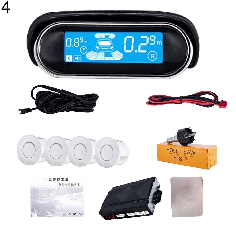 2/4/6/8 Parking Sensors Car Auto Reversing Radar LCD Display Back Side Monitor Car Electronics