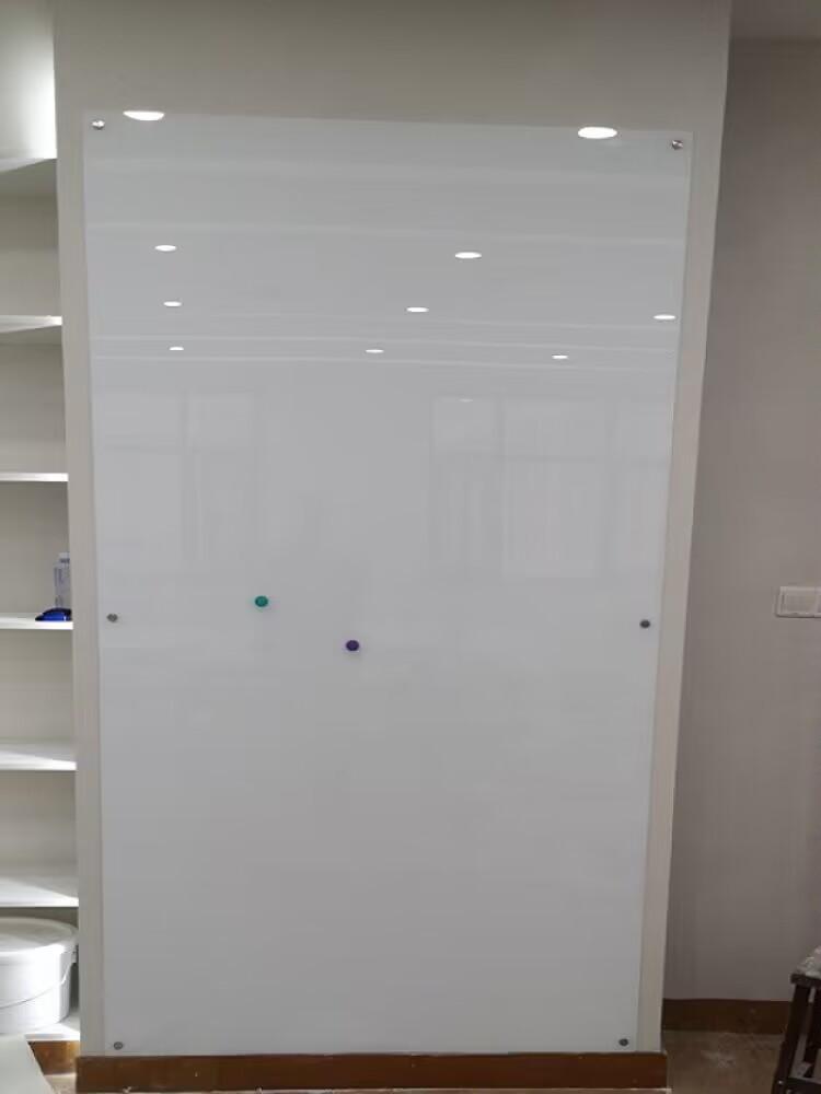 Ultra-White Magnetic Tempered Explosion-Proof Glass Whiteboard - Matte Version for Office, Meeting, and Teaching