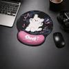 Shock Puppy Wrist Rest Set, Ergonomic Gel Support Mouse Pad & Keyboard Rest, Unisex Gaming Desk Supplies