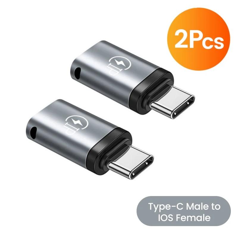 5V2.1A Adaptor iPhone Mamă la USB C și Type-c la iPhone pentru Transfer de Date, Încărcător de Telefon pentru IPhone 14/15 Pro Samsung Xiaomi