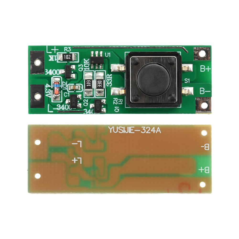 

3V12V Strobe Light Module Switch Switching High-brightness General Bright Strobe High-current Car Light Control Module зелений