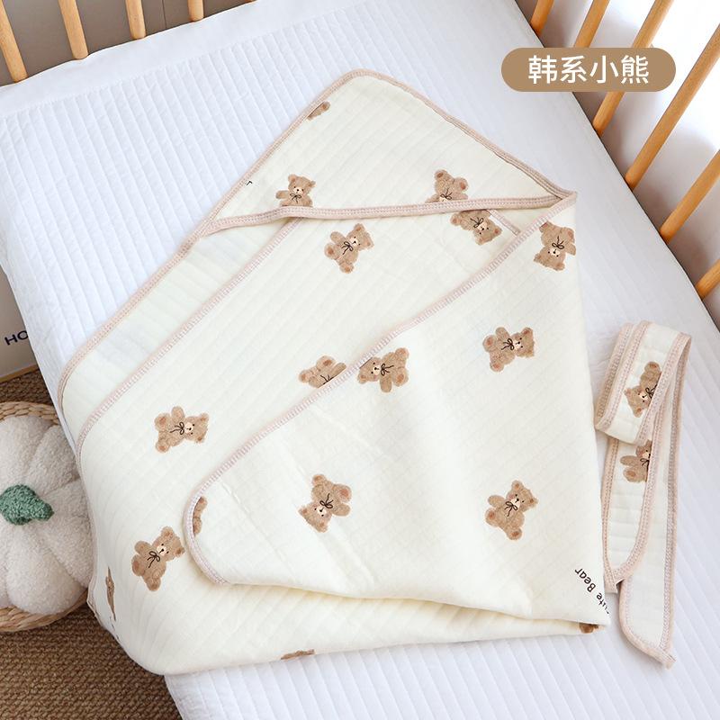 Baby Cushion Air Cotton All-Season Universal Newborn Delivery Room Quilt Breathable Baby Anti-Startle Swaddling Anti-Kick Quilt