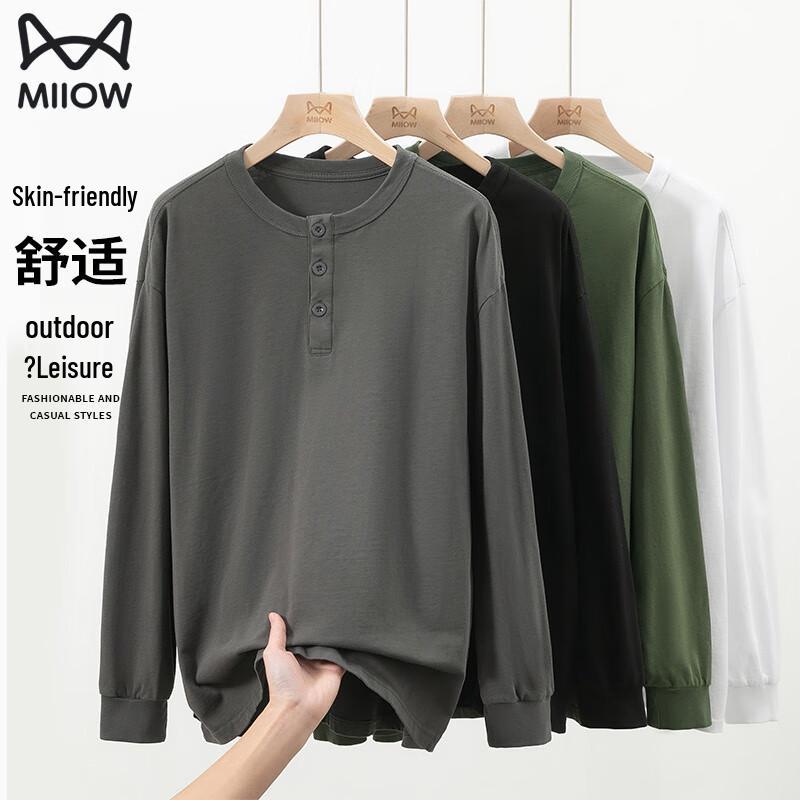 MiiOW Men s Long-Sleeve Cotton T-shirt 44