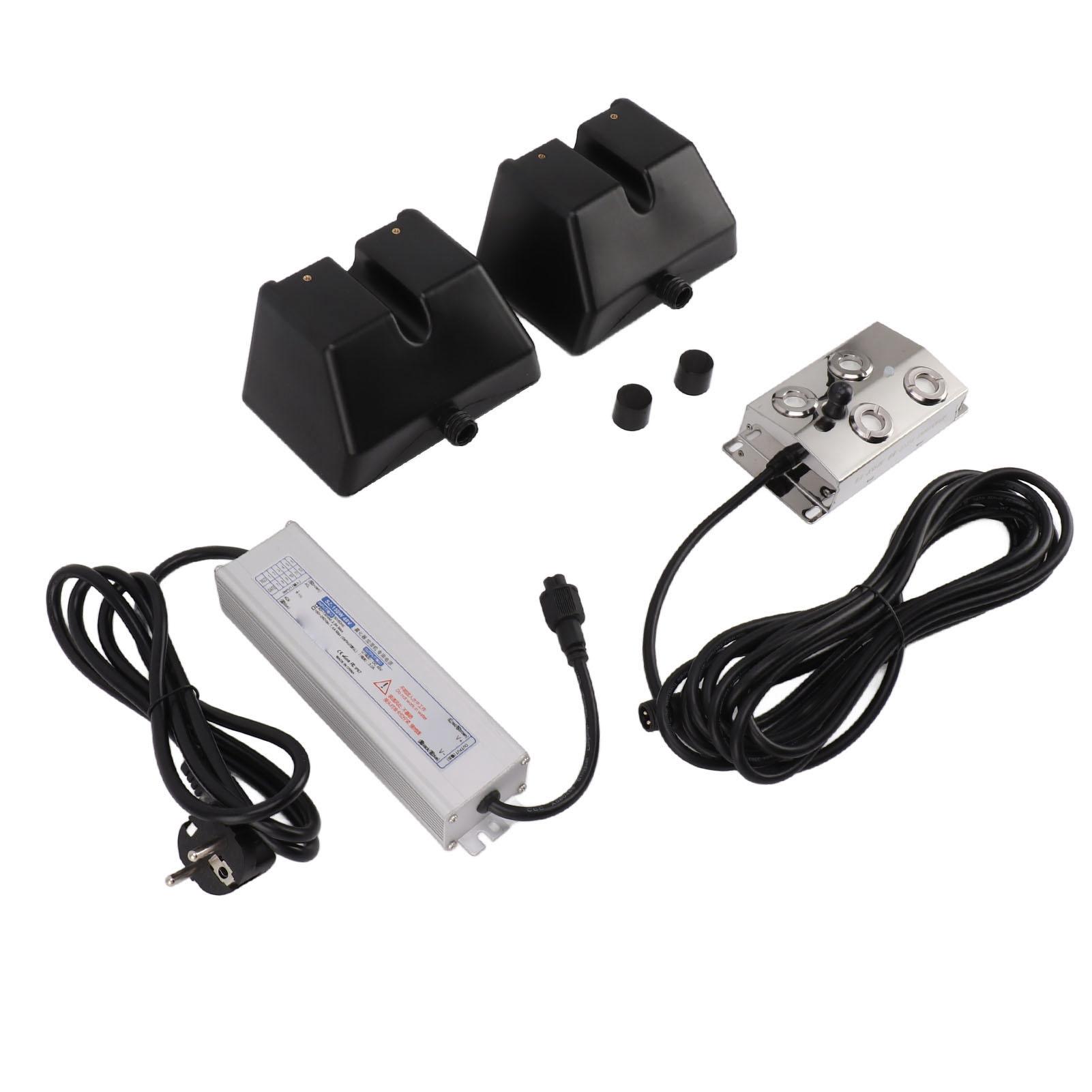 4-Kops Mistmachine 150W   45 tot 48V 3,4A IP67 Gevoelige Mistmaker Verdamper voor Kas Vijver Festivals
