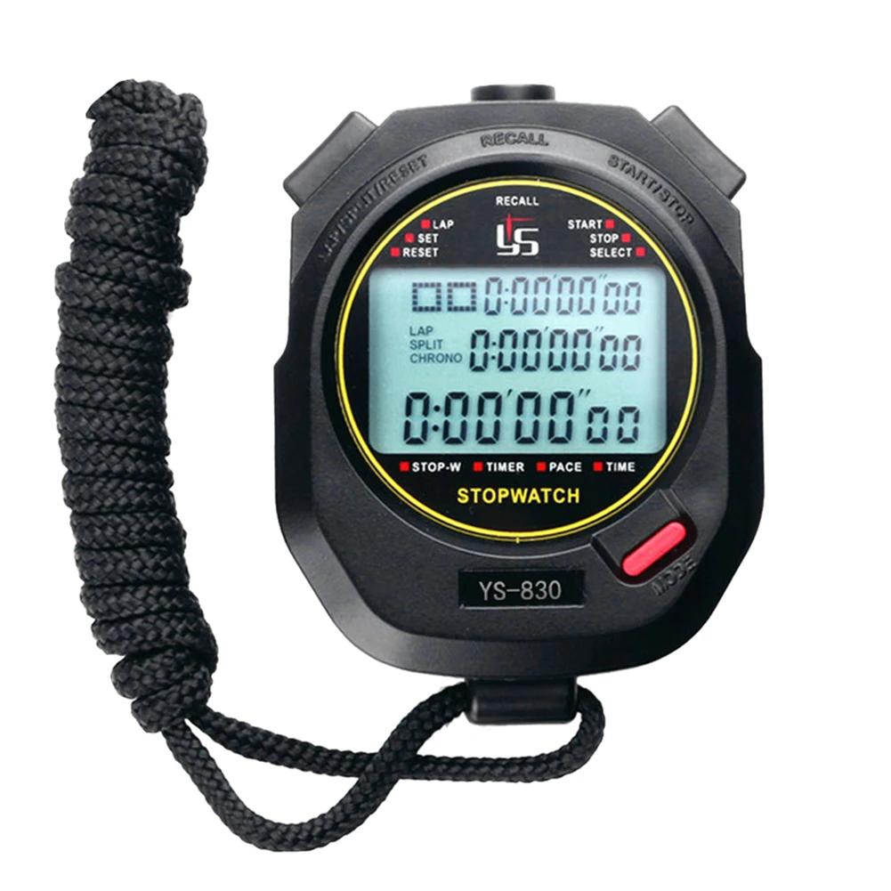 Waterproof Chronometer Handheld Pocket Stopwatch Digital Stopwatch Outdoor Sports Training Timer 0.01s Precision Timer Tools